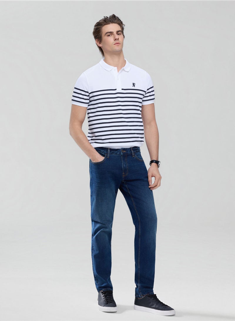 GIORDANO Men’s Skinny Taper Stretch Denim Jeans - Image 2